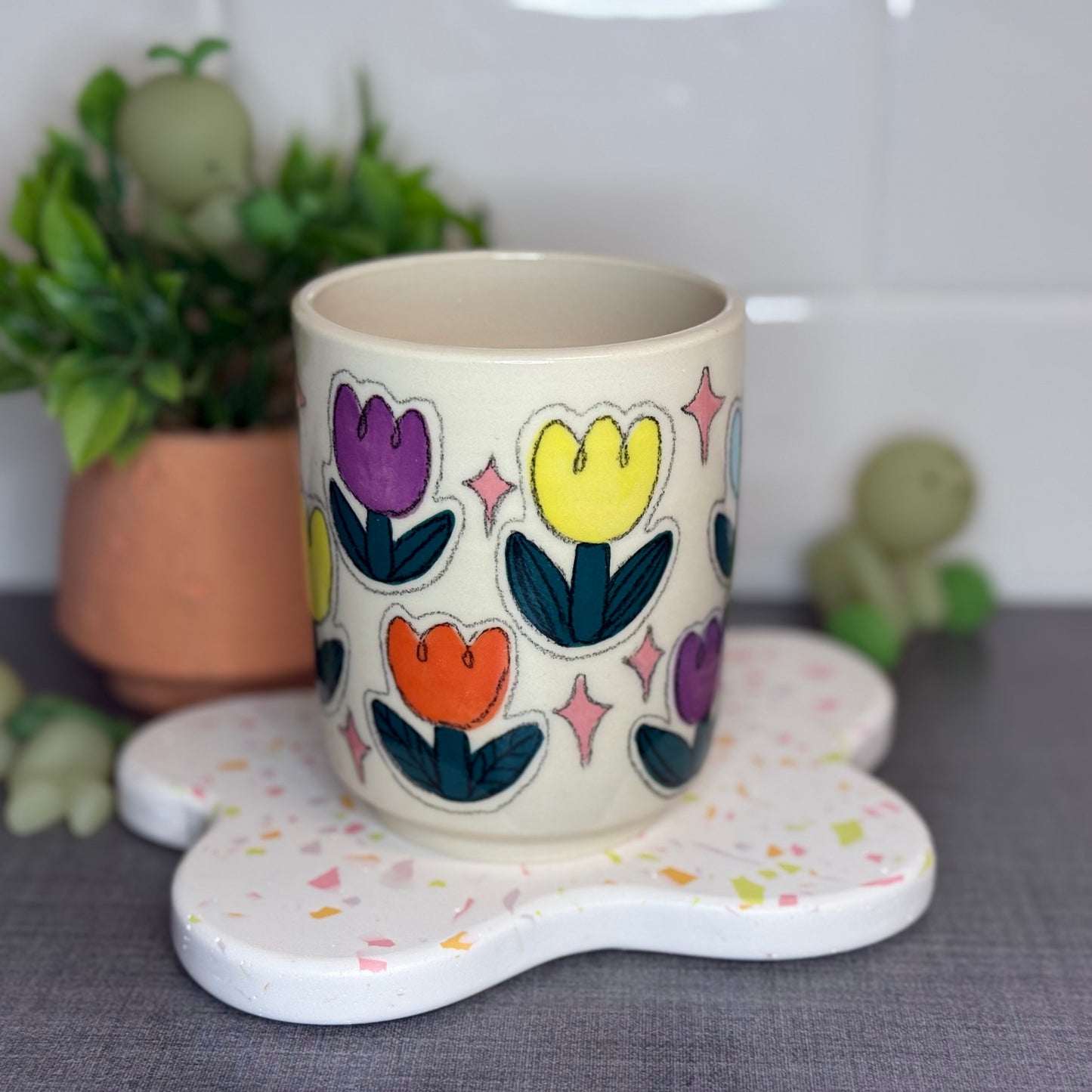 Tulip Sticker Cup