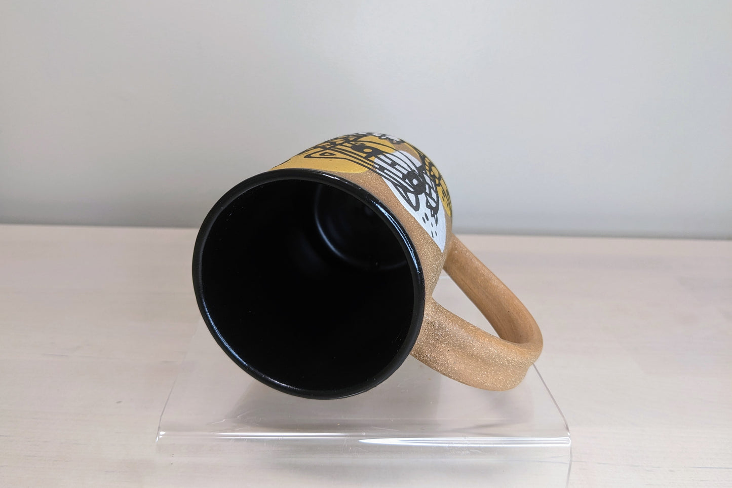 Floral Mug - Purple and Pink, 10 oz