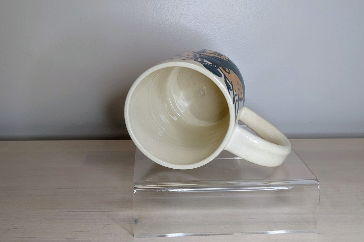 Totoro Mug - Green and Brown, 10 oz