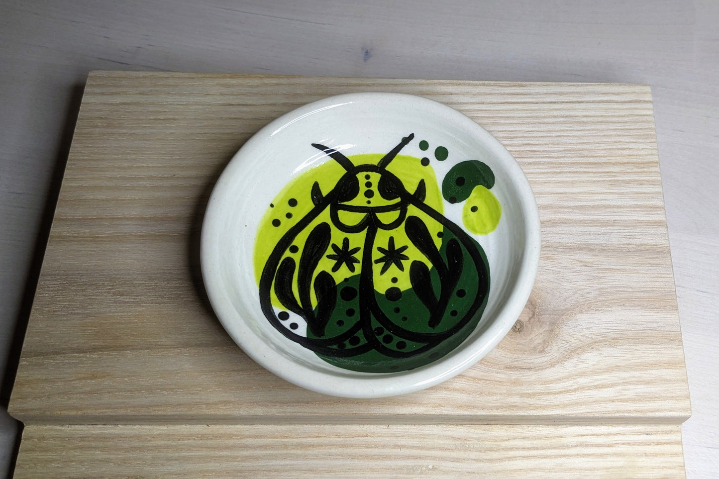 Moth Trinket Bowl - Green