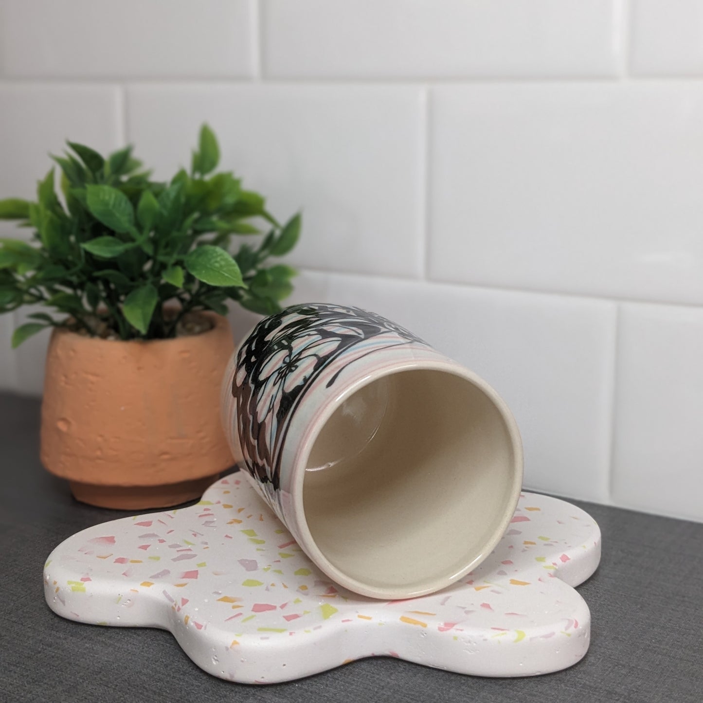 Floral Moth Cup - Multi