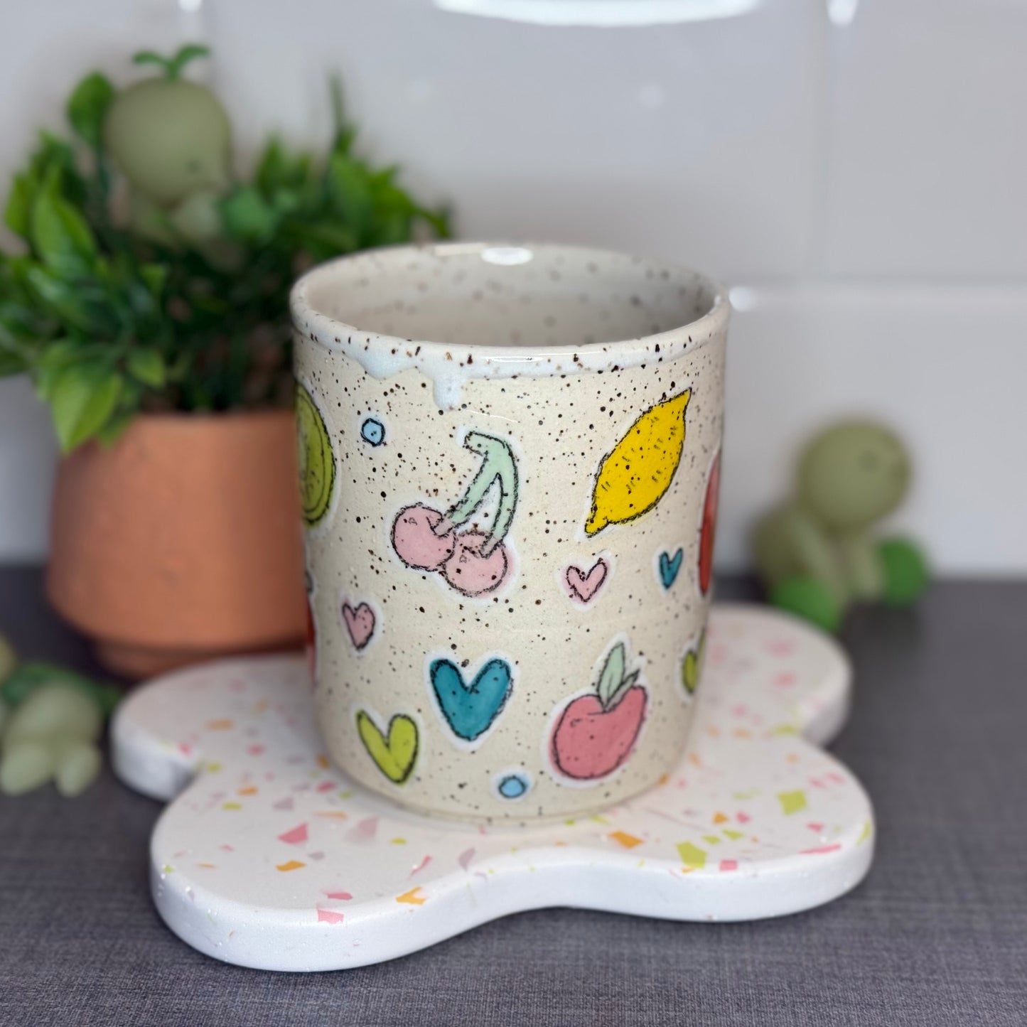 Fruit Sticker Cup