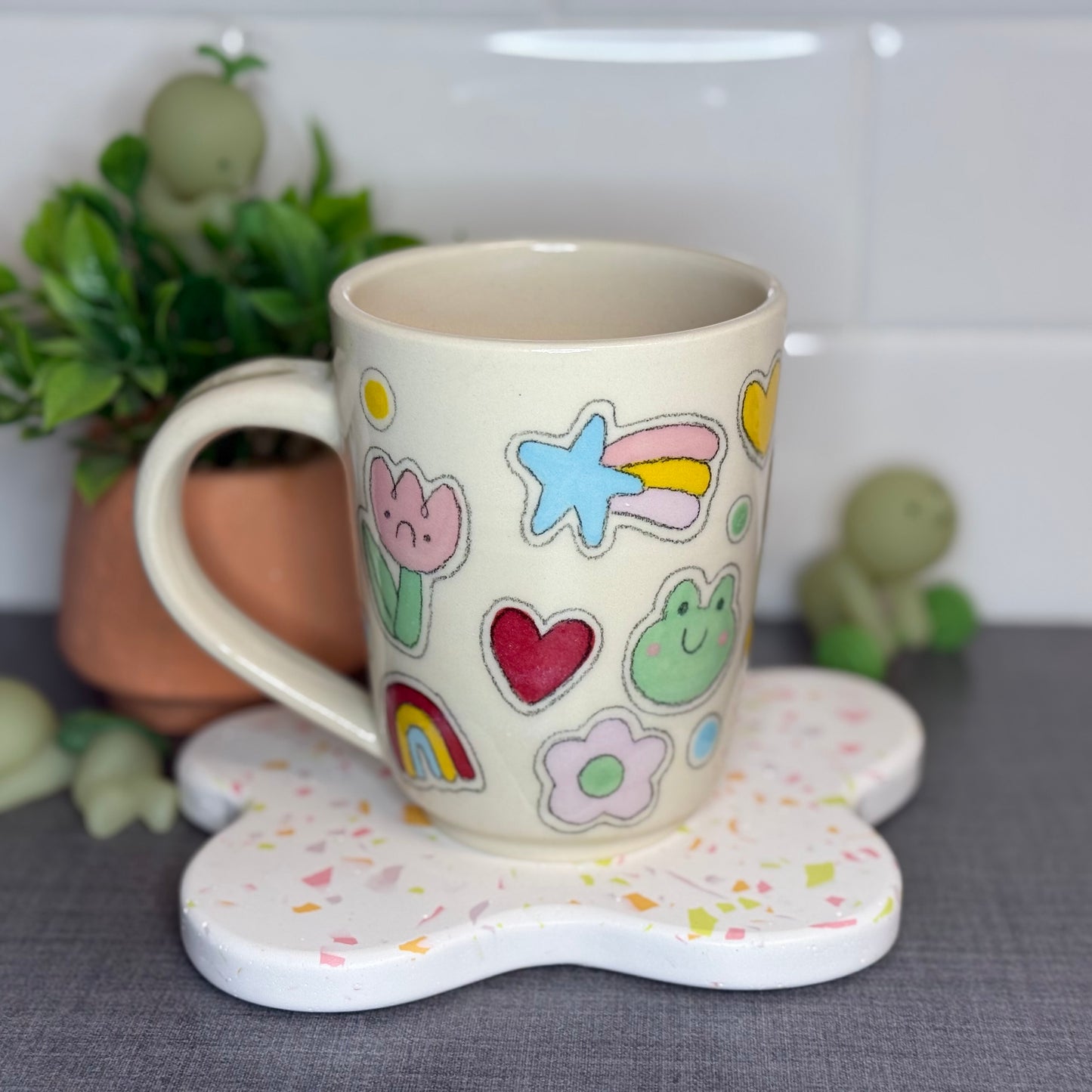 Cute Spring Sticker Mug
