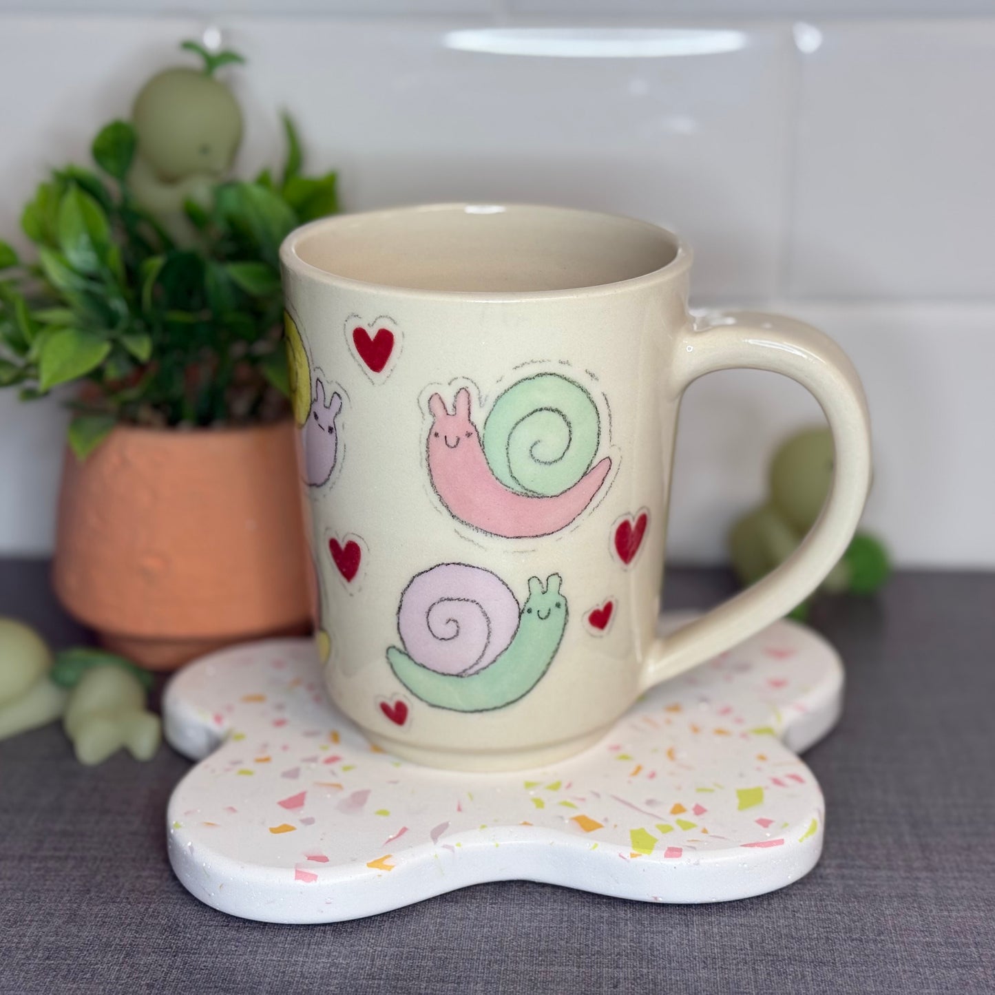 Little Snails Sticker Mug