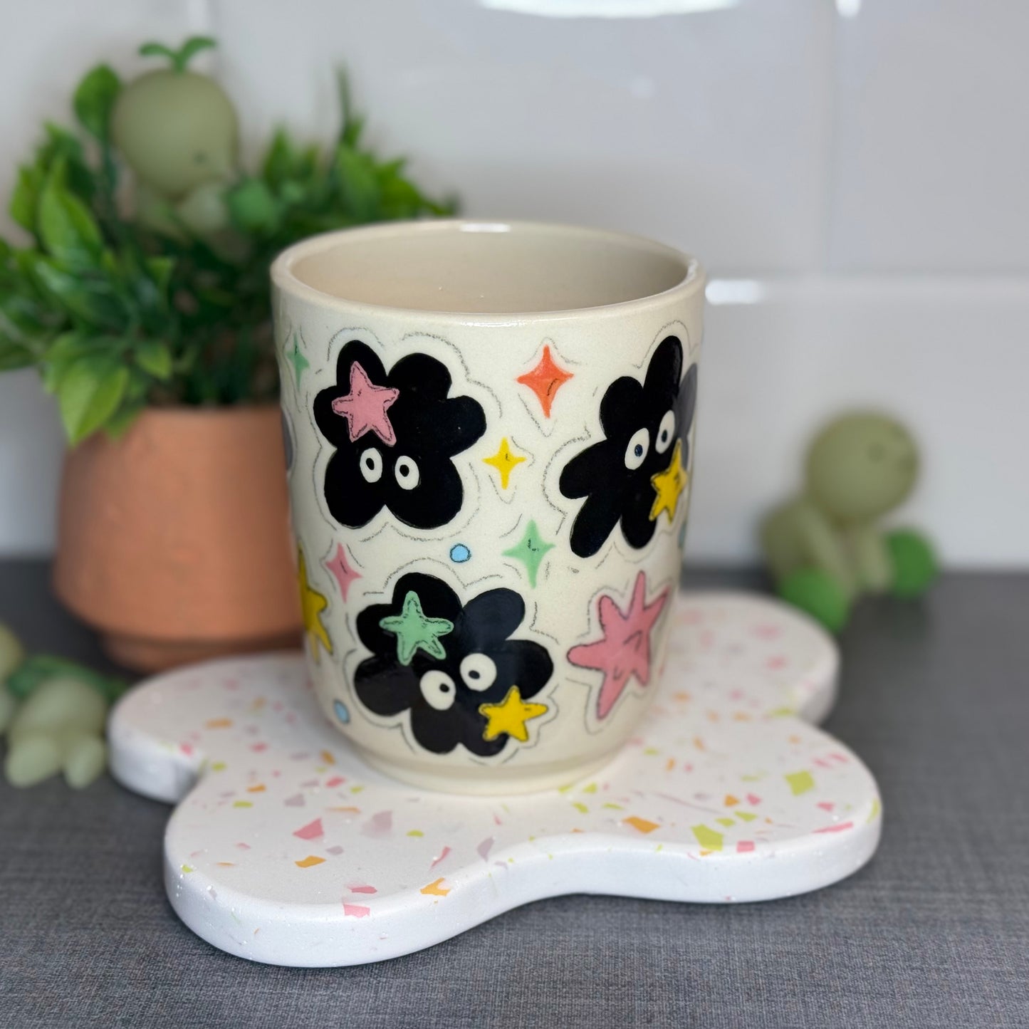 Soot Sprites Sticker Cup