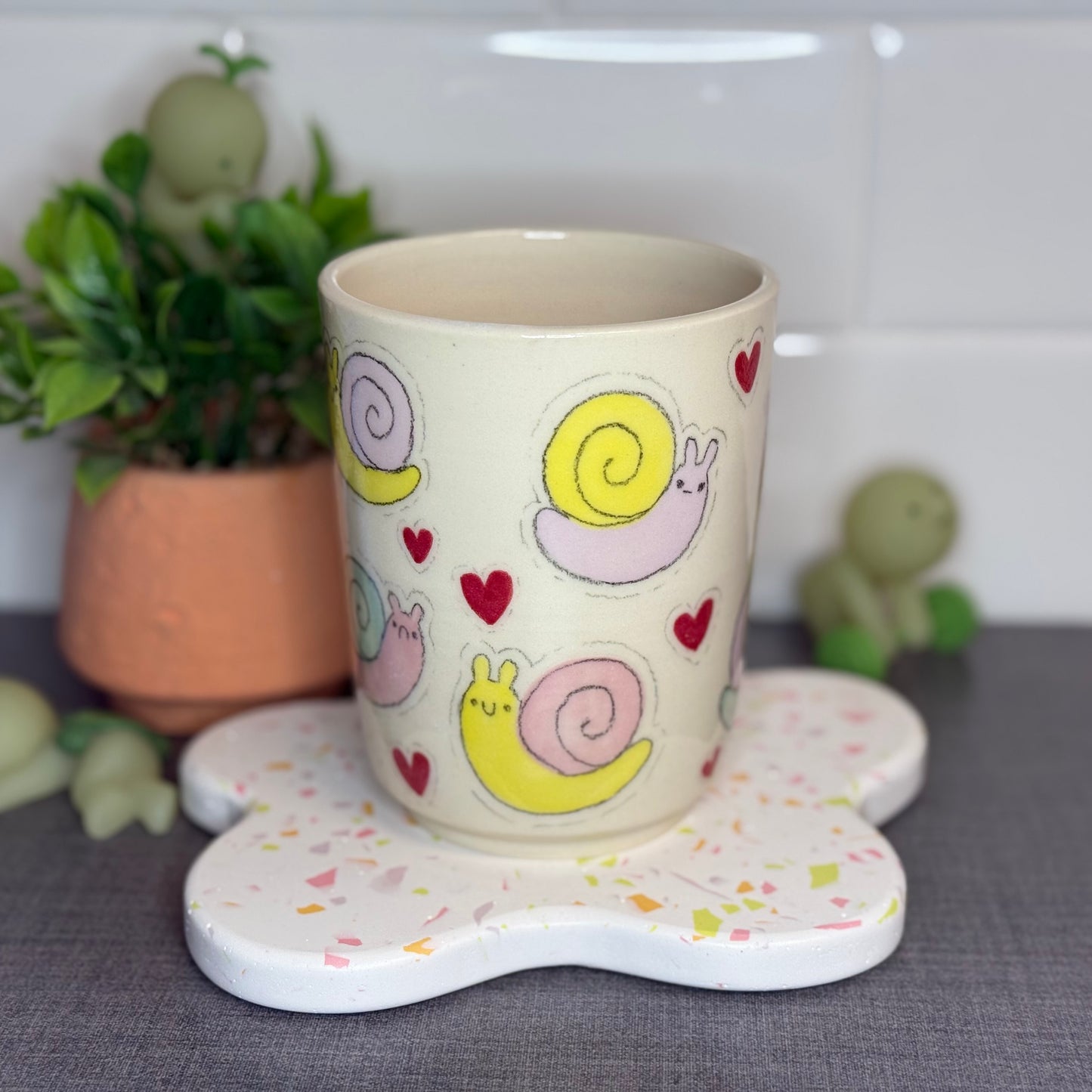 Little Snails Sticker Mug