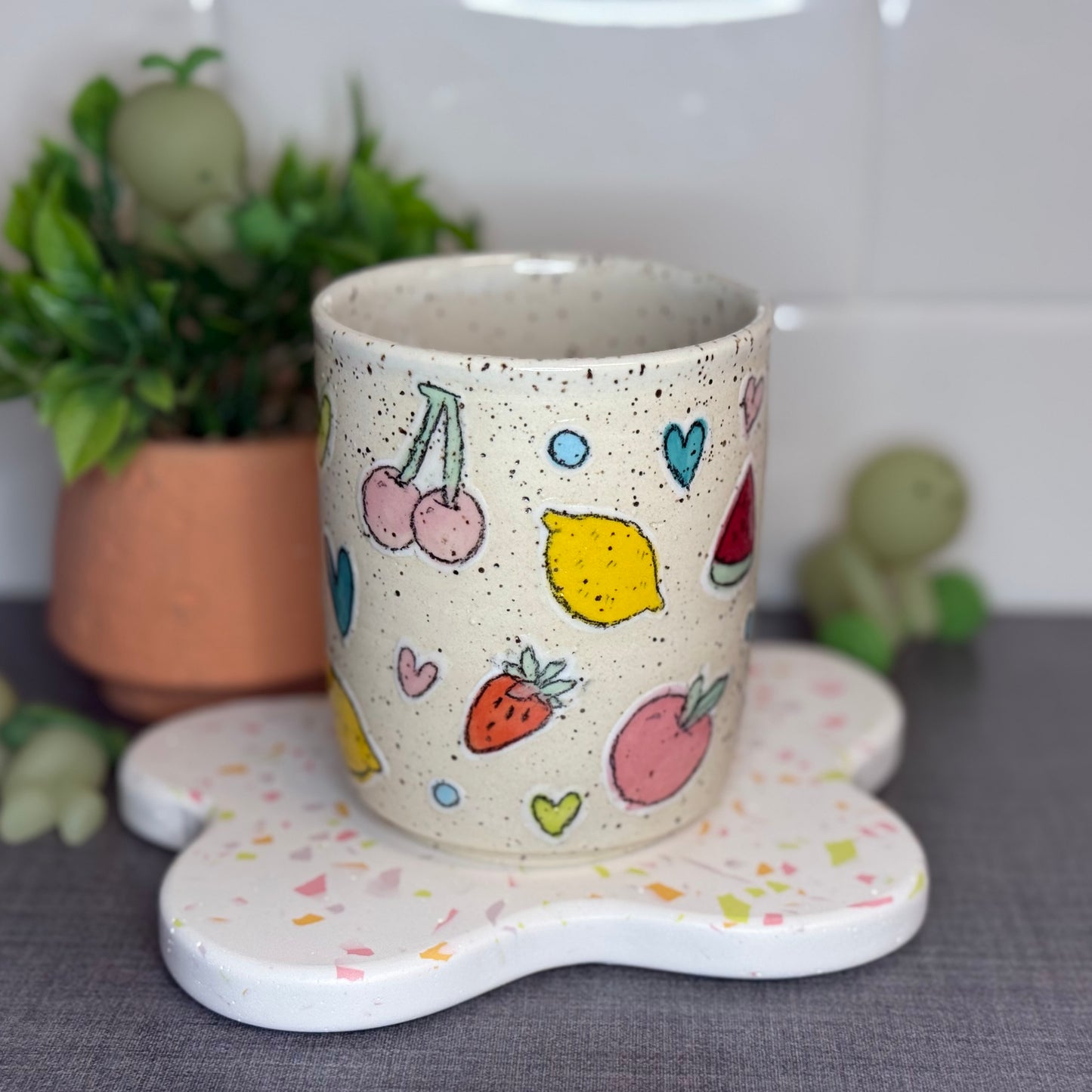 Fruit Sticker Cup
