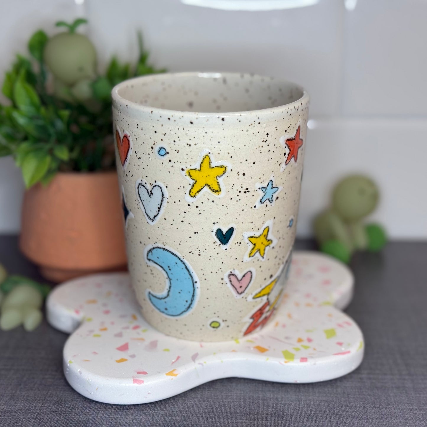 Space Sticker Cup