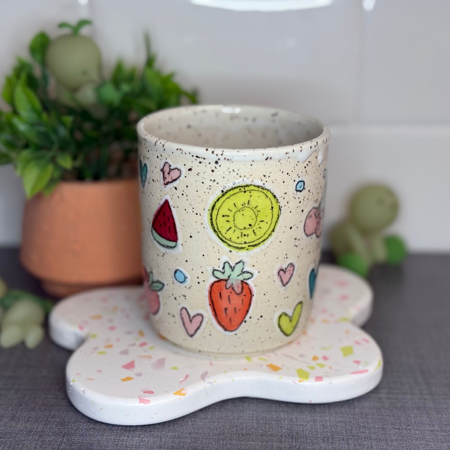 Fruit Sticker Cup