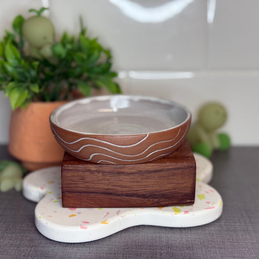 White Topo Trinket Bowl 1