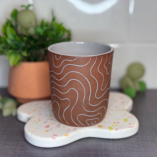 White Topo Cup