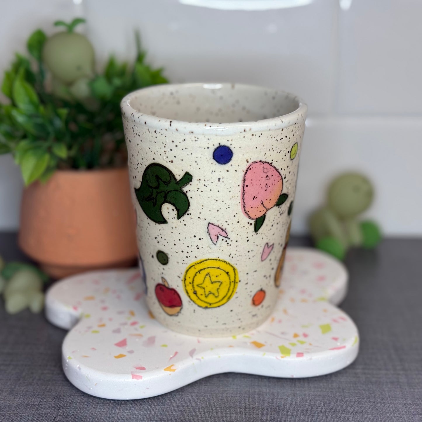Animal Crossing Sticker Cup