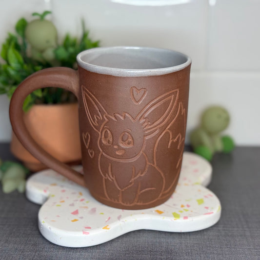 Carved Eevee Mug