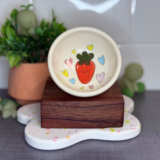 Happy Strawberry Tiny Bowl