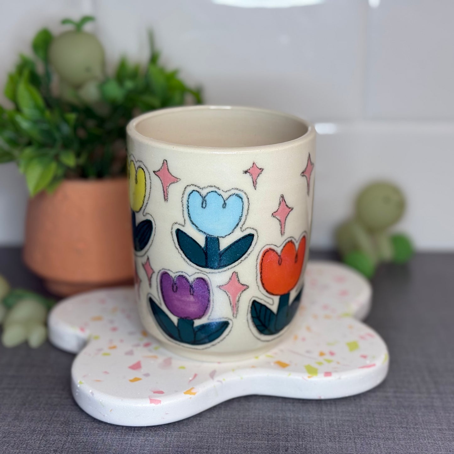 Tulip Sticker Cup