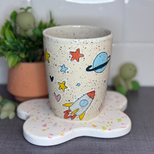 Space Sticker Cup