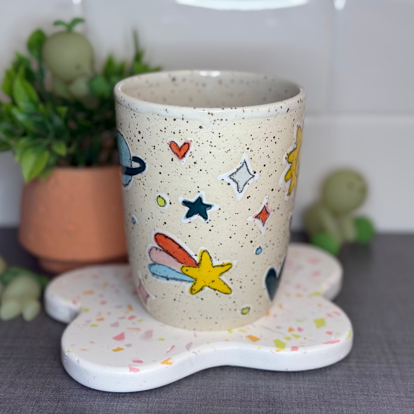 Space Sticker Cup