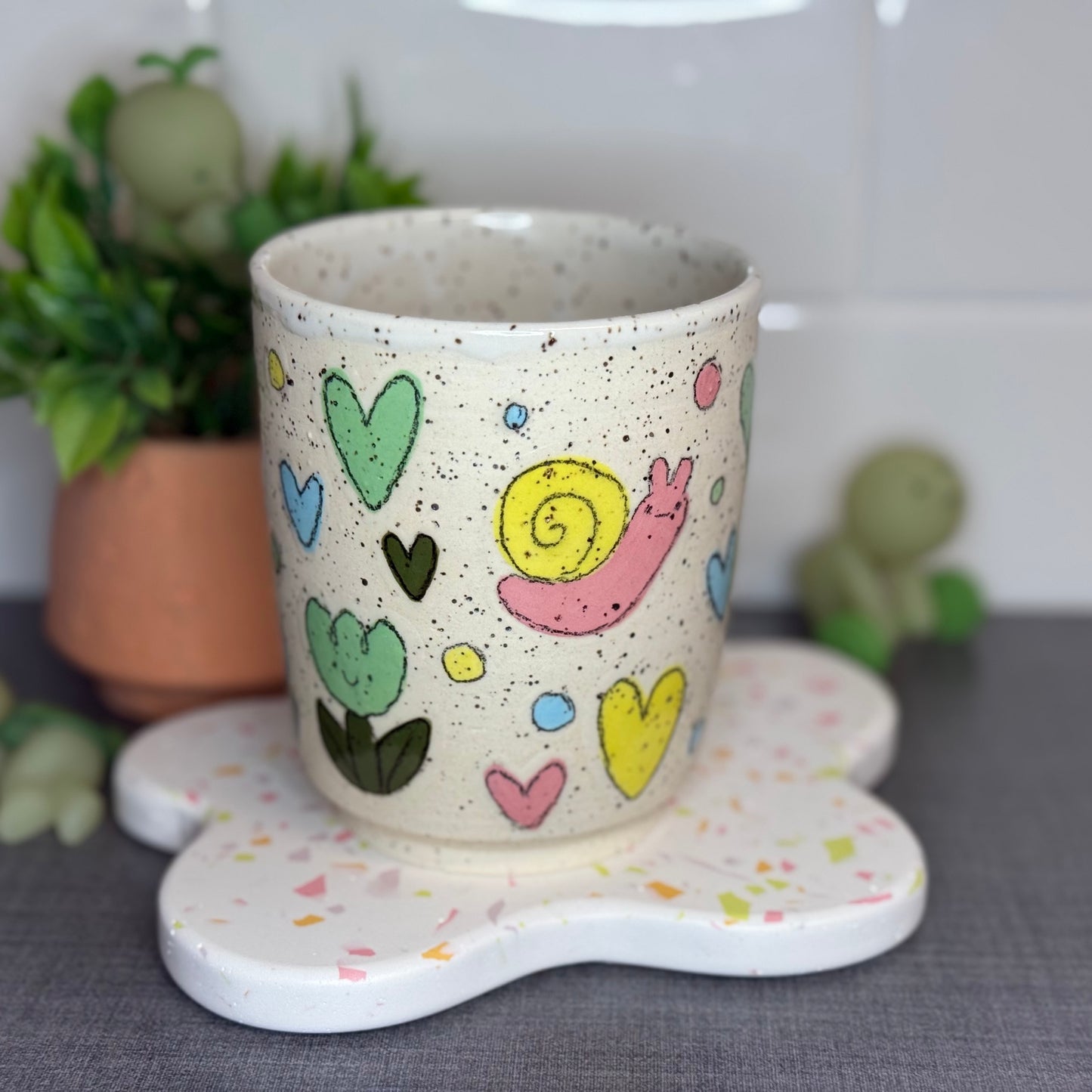 Cute Spring Sticker Cup