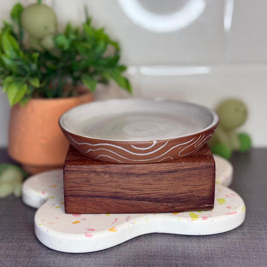 White Topo Trinket Bowl 2