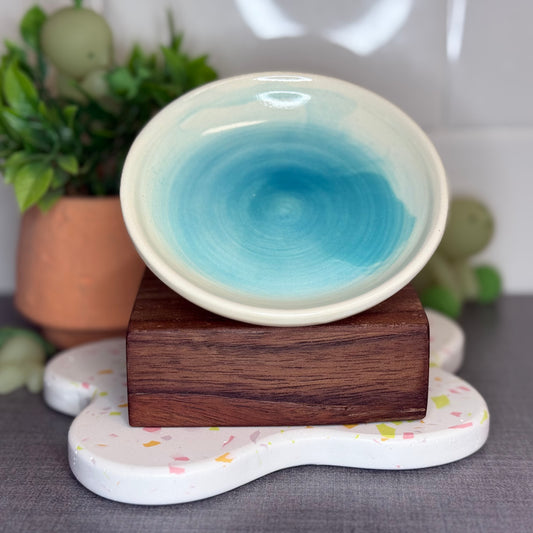 Blue Watercolor Trinket Dish