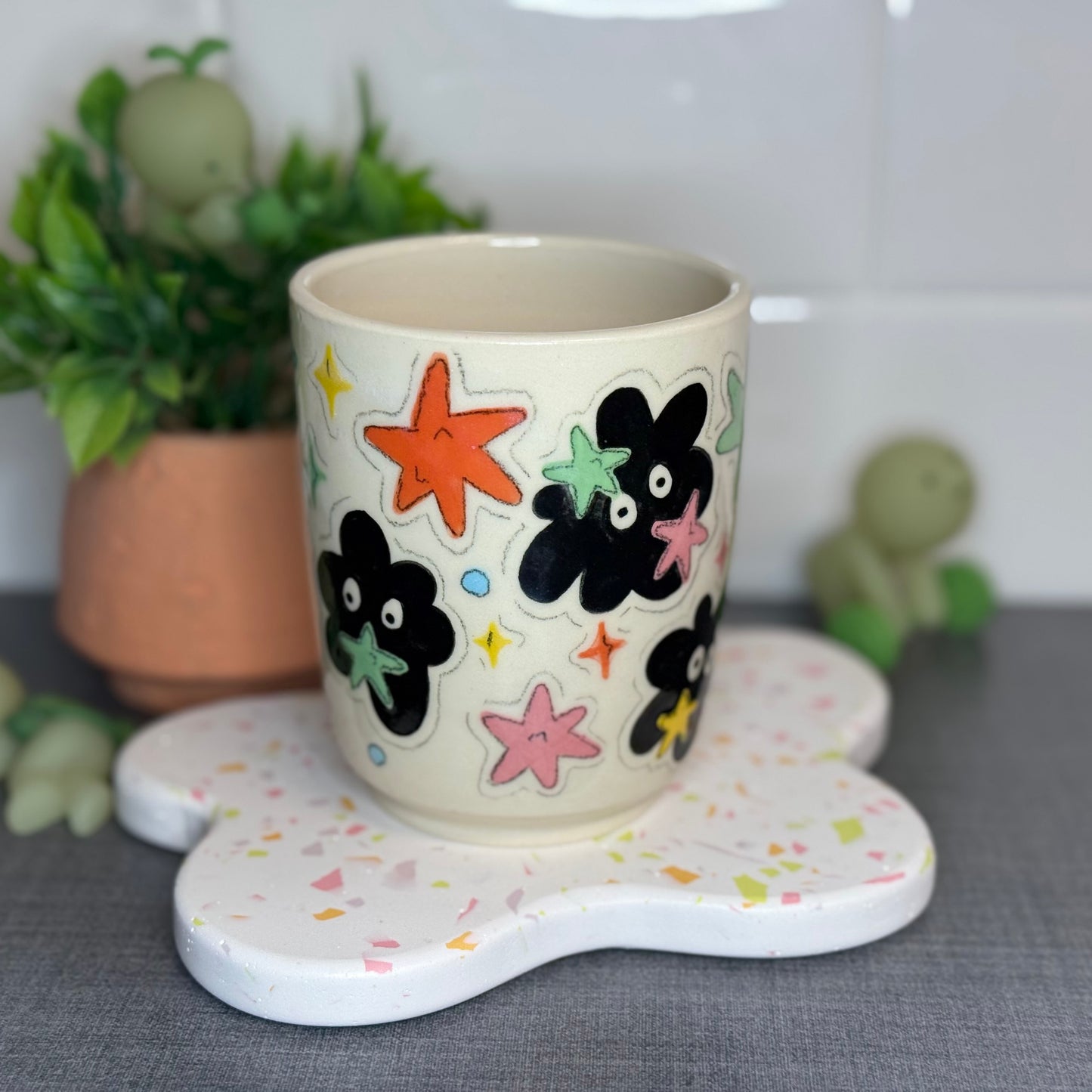 Soot Sprites Sticker Cup