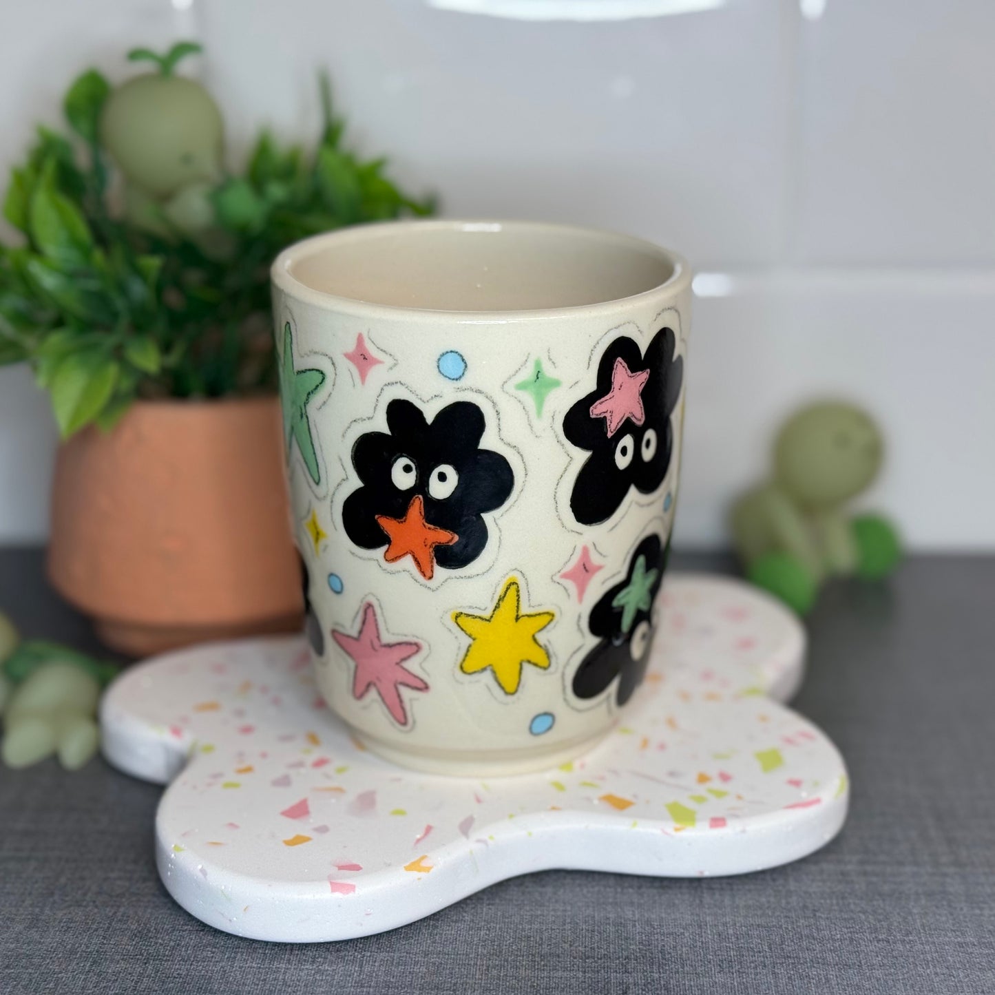 Soot Sprites Sticker Cup