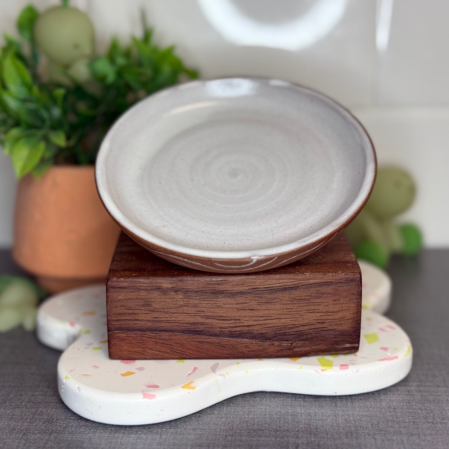 White Topo Trinket Bowl 2