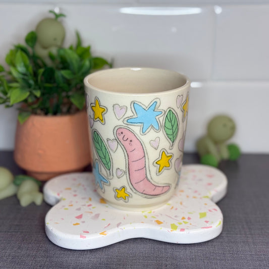 Cute Garden Sticker Cup