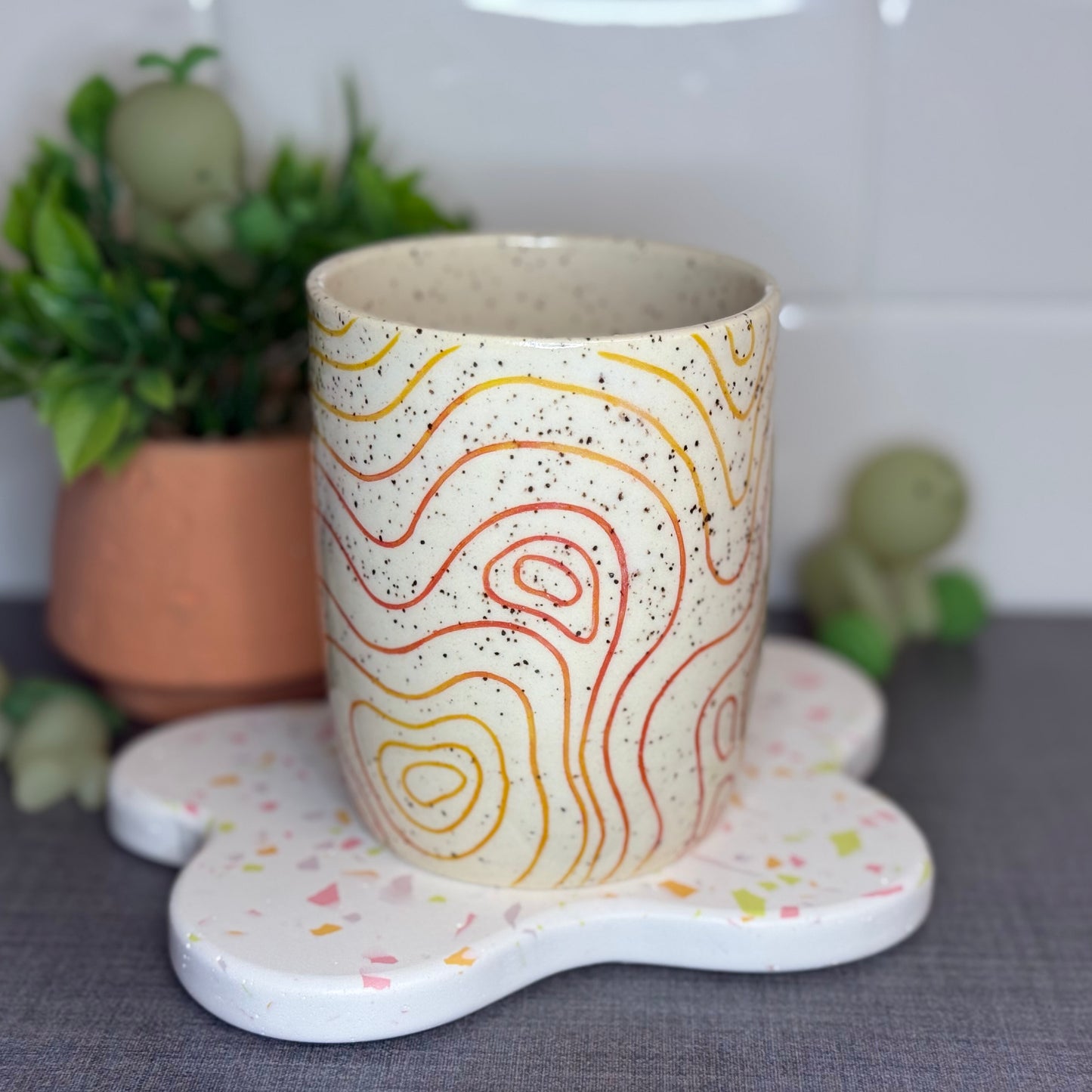 Topo Mug - Warm Colors
