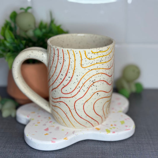 Topo Mug - Warm Colors