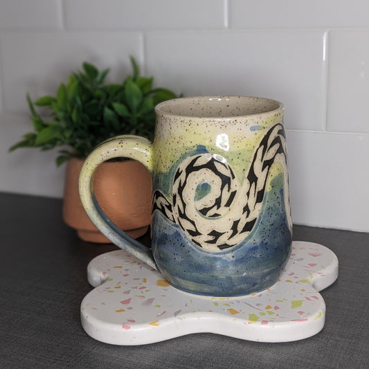 Leafy Snake Wrap Mug