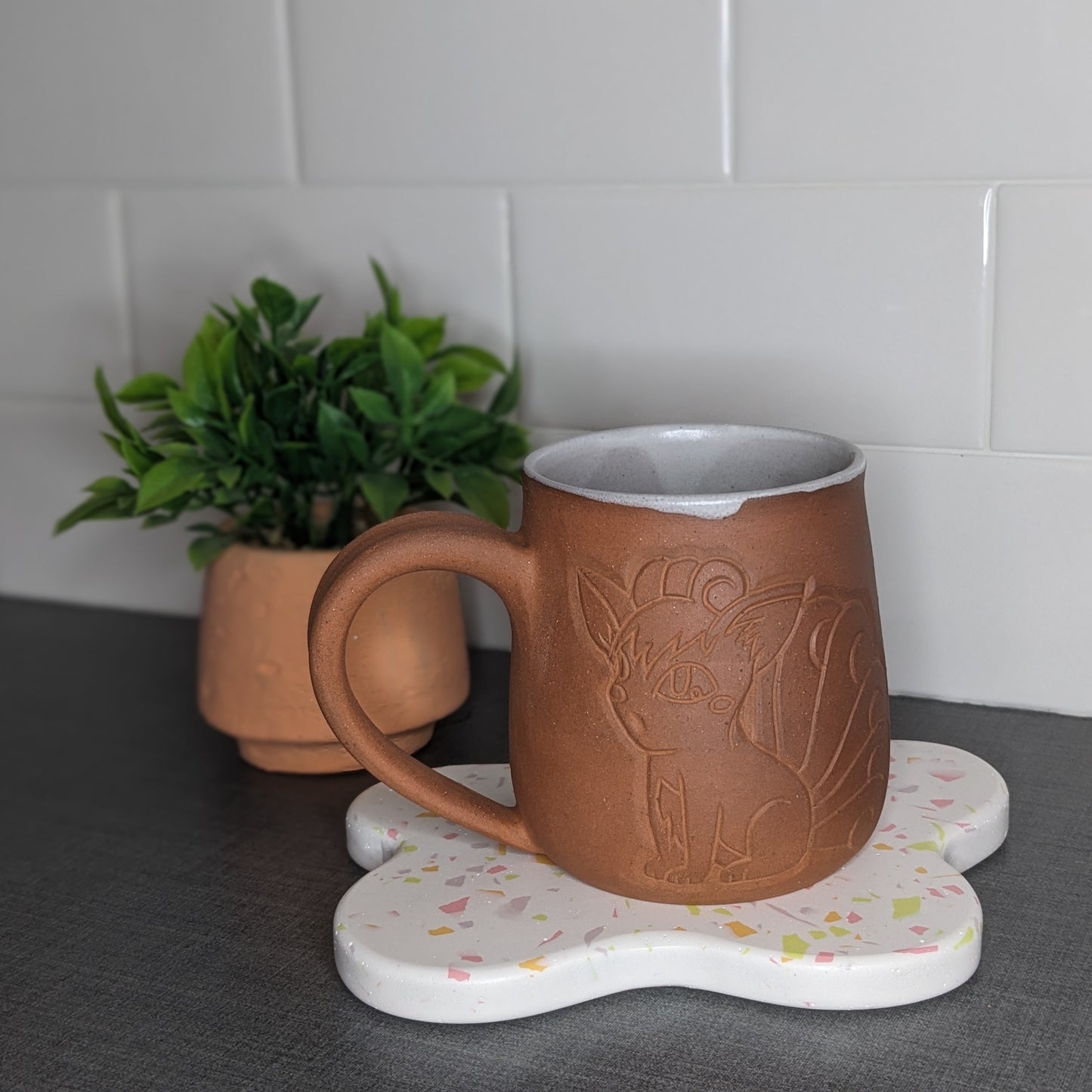 Carved Vulpix Mug