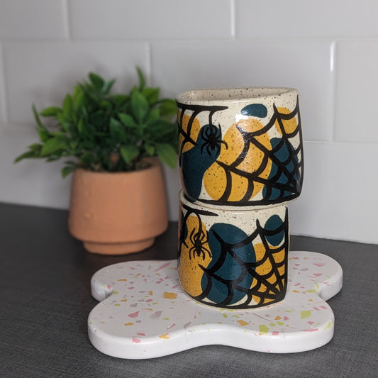 Spider Web Wall Pockets - Set of 2