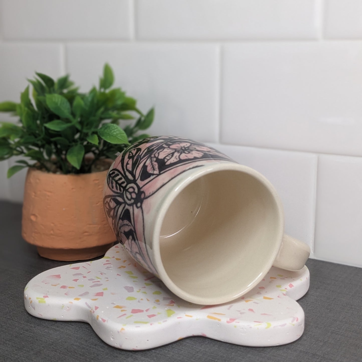 Floral Butterfly Mug