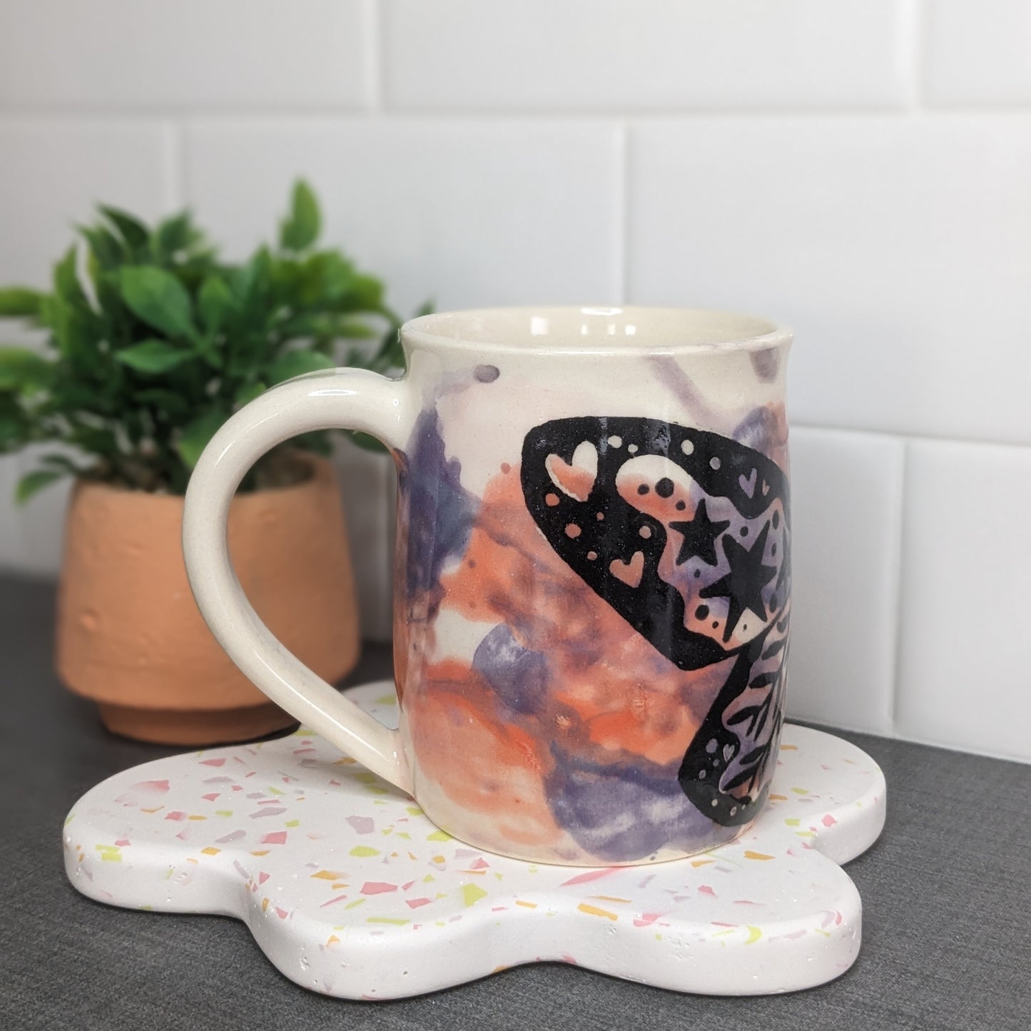 Starry Moth Mug