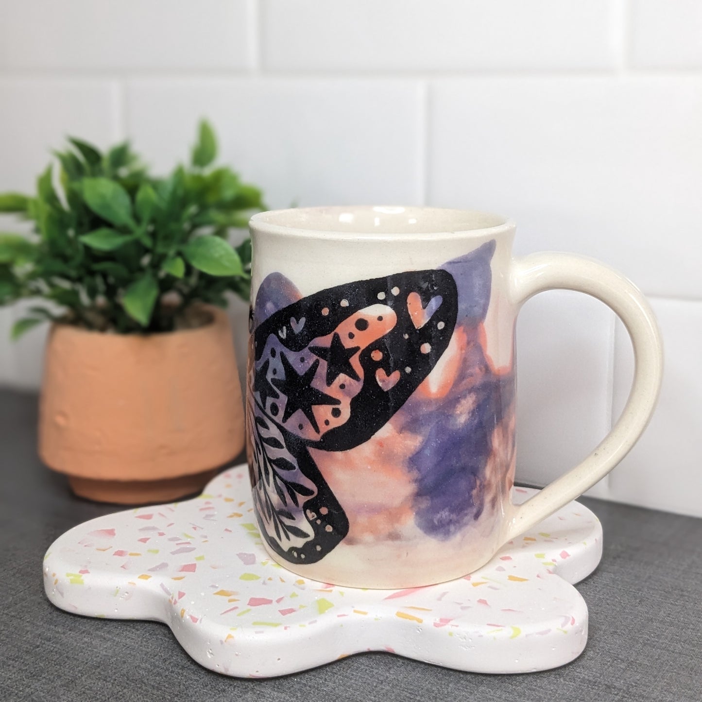 Starry Moth Mug