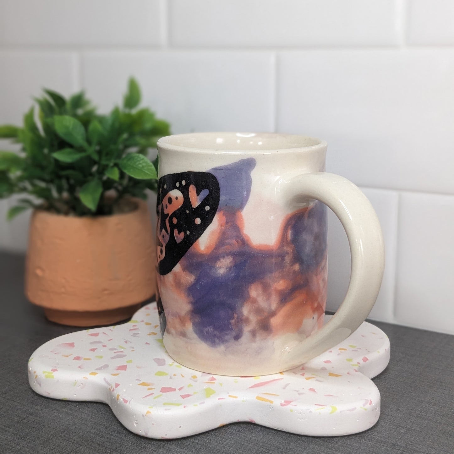 Starry Moth Mug