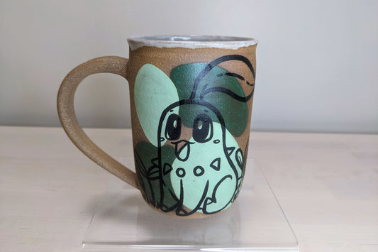 Chikorita Mug, 14 oz