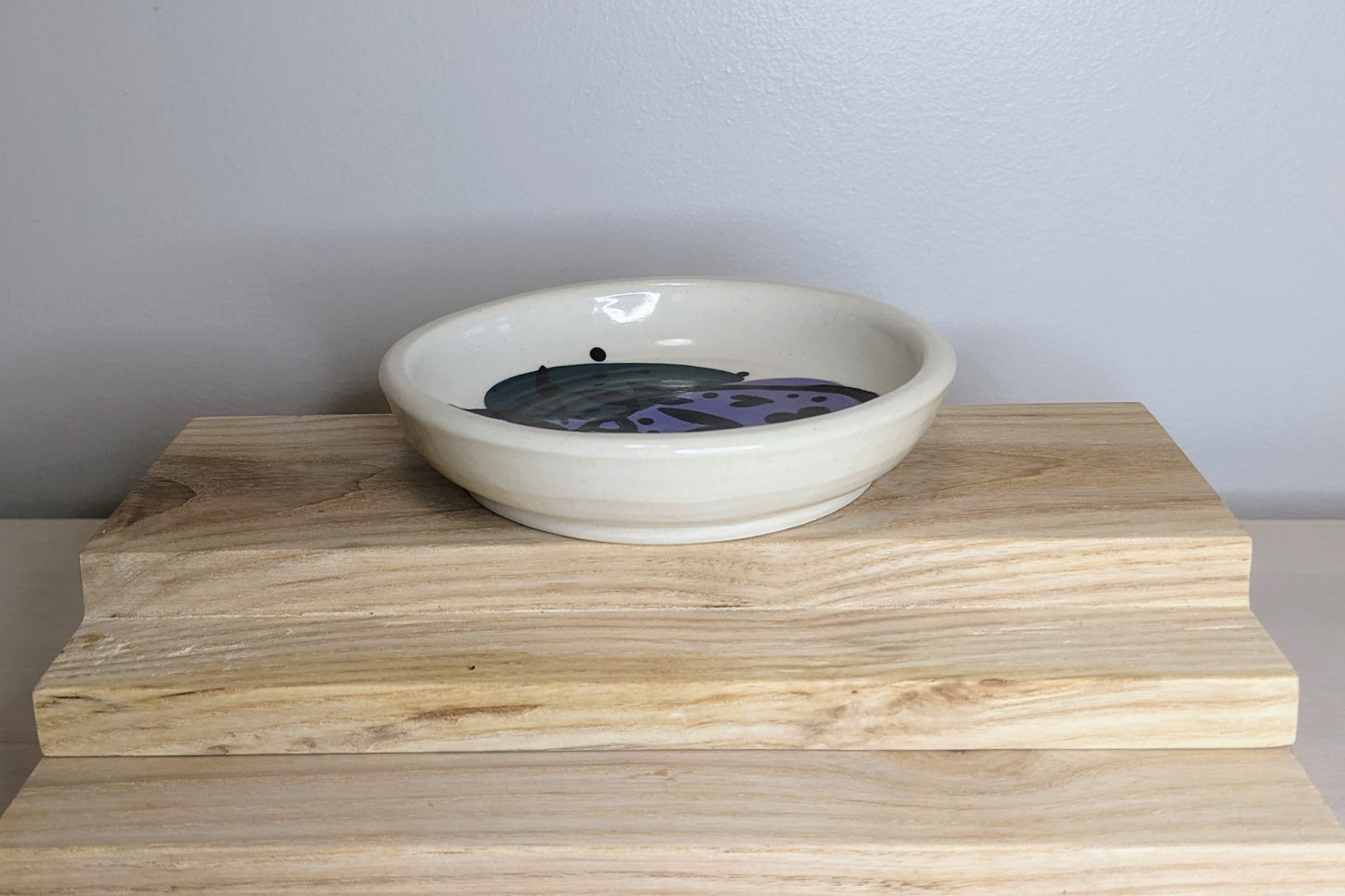 Moth Trinket Bowl - Green and Purple