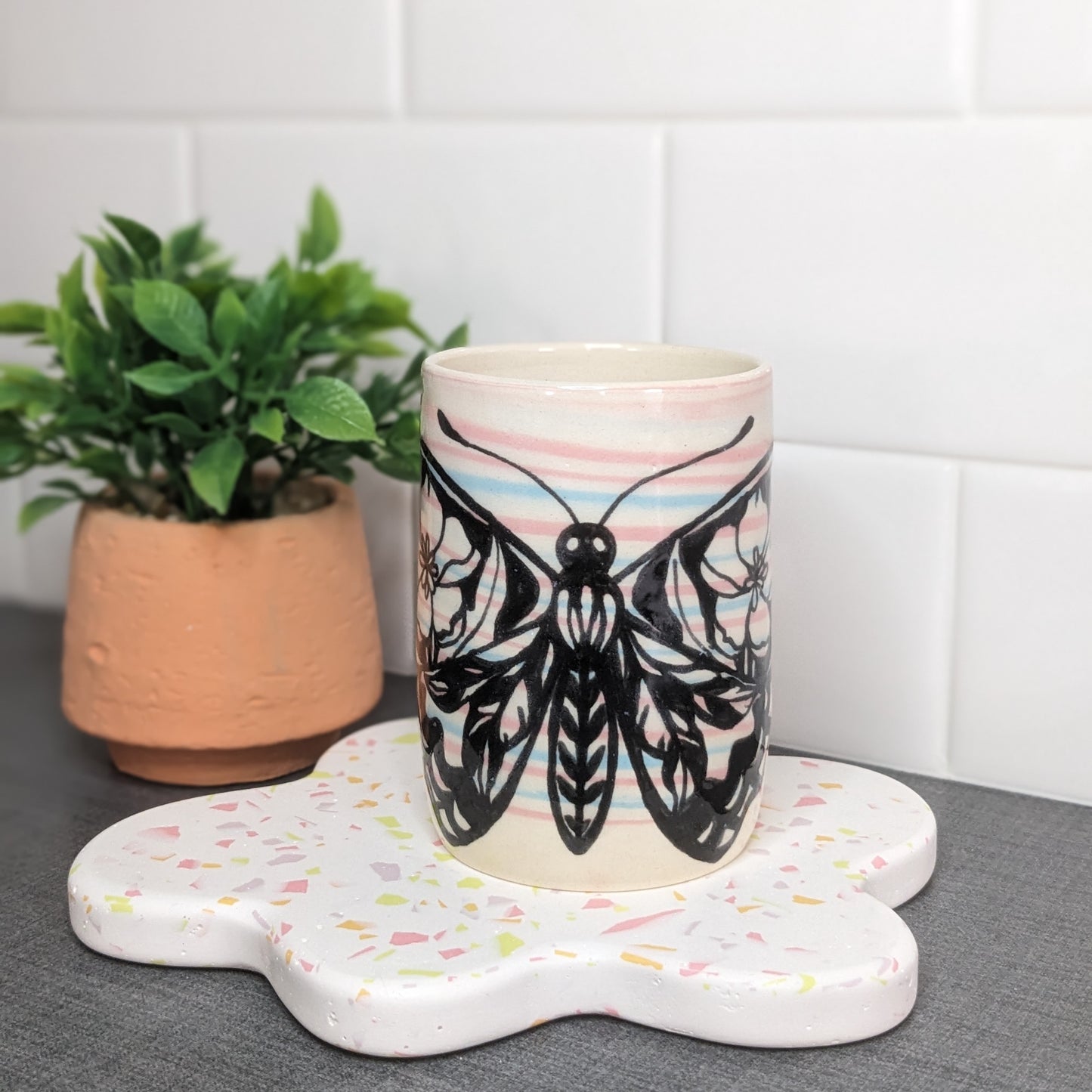 Floral Moth Cup - Multi