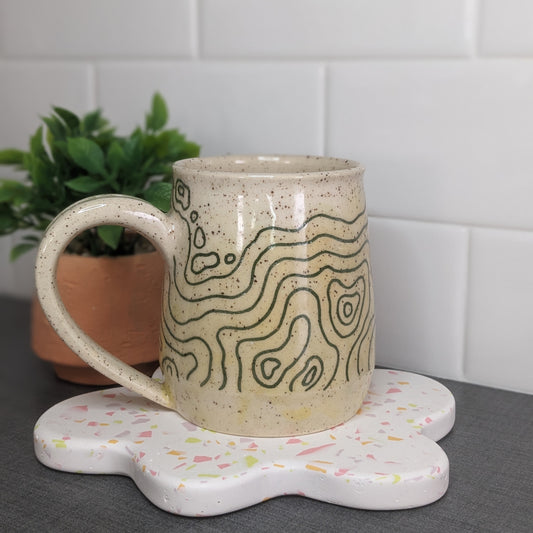 Topographic Mug - Green