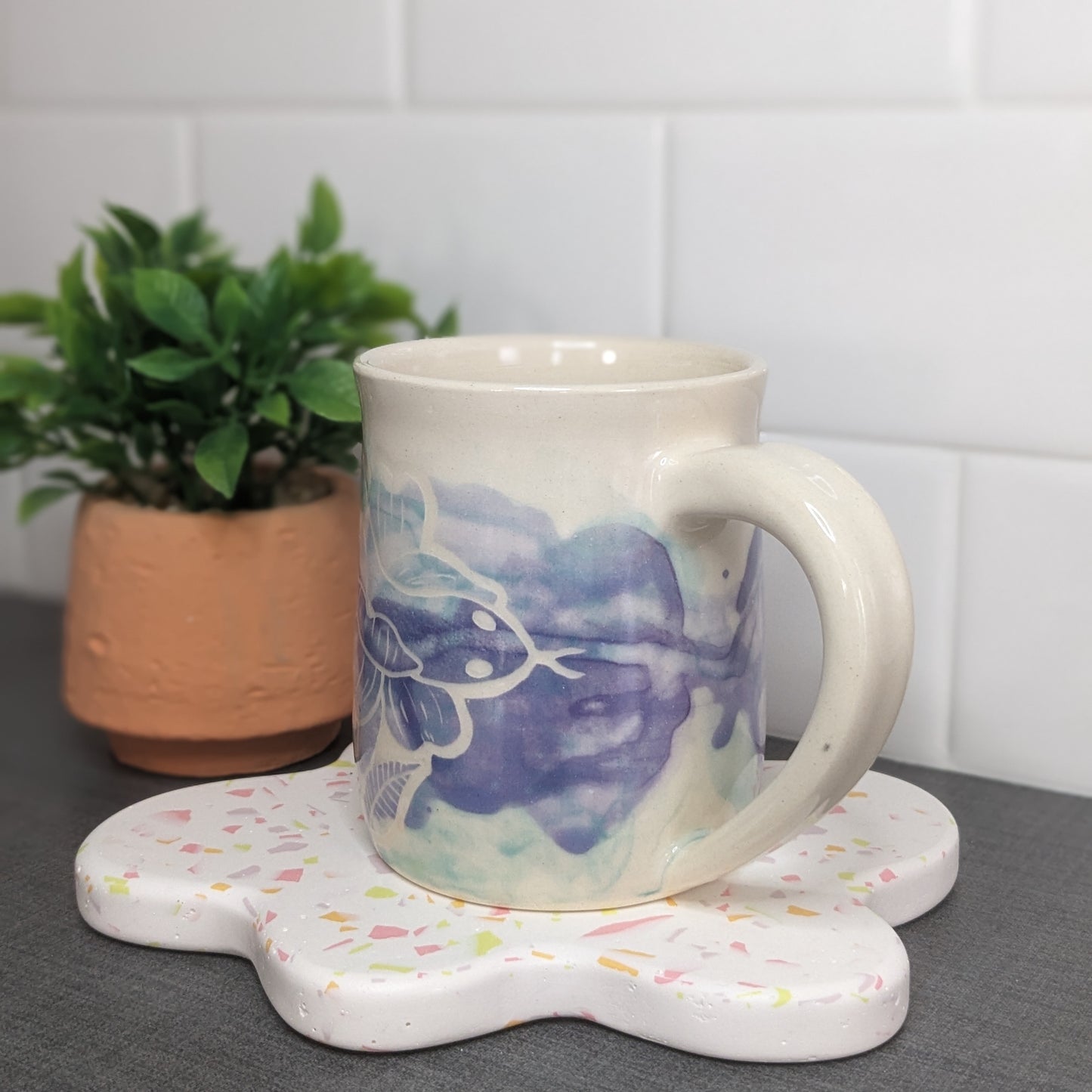 Snake and Wild Roses Mug