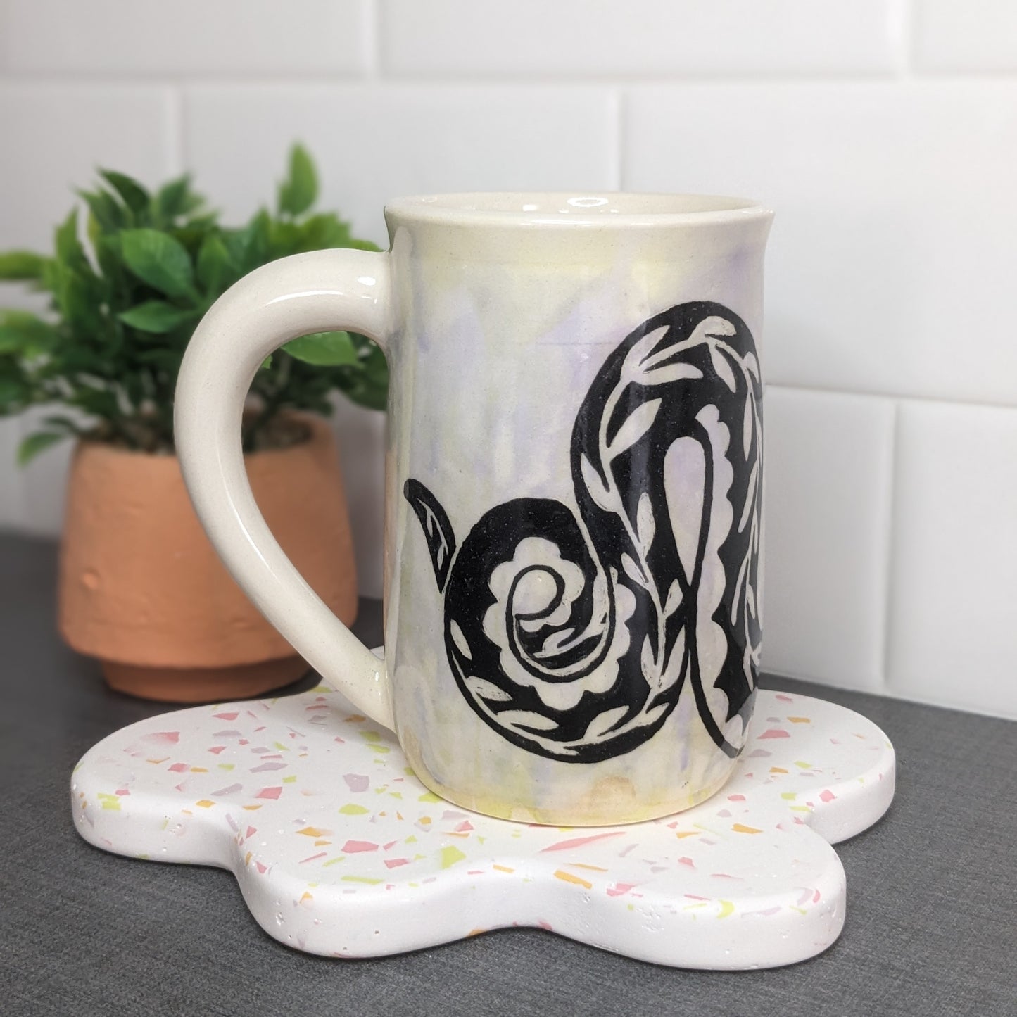 Leafy Snake Mug - B grade*