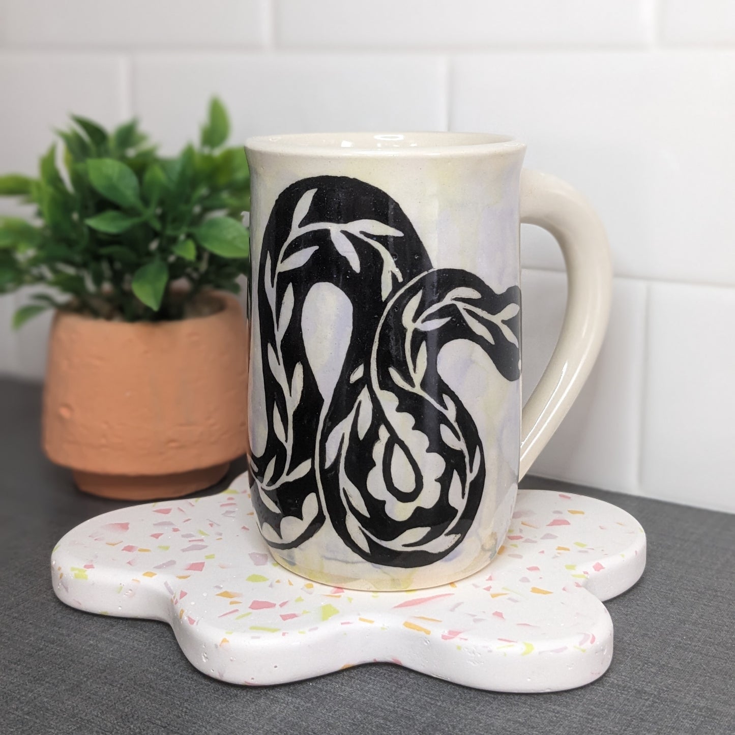 Leafy Snake Mug - B grade*