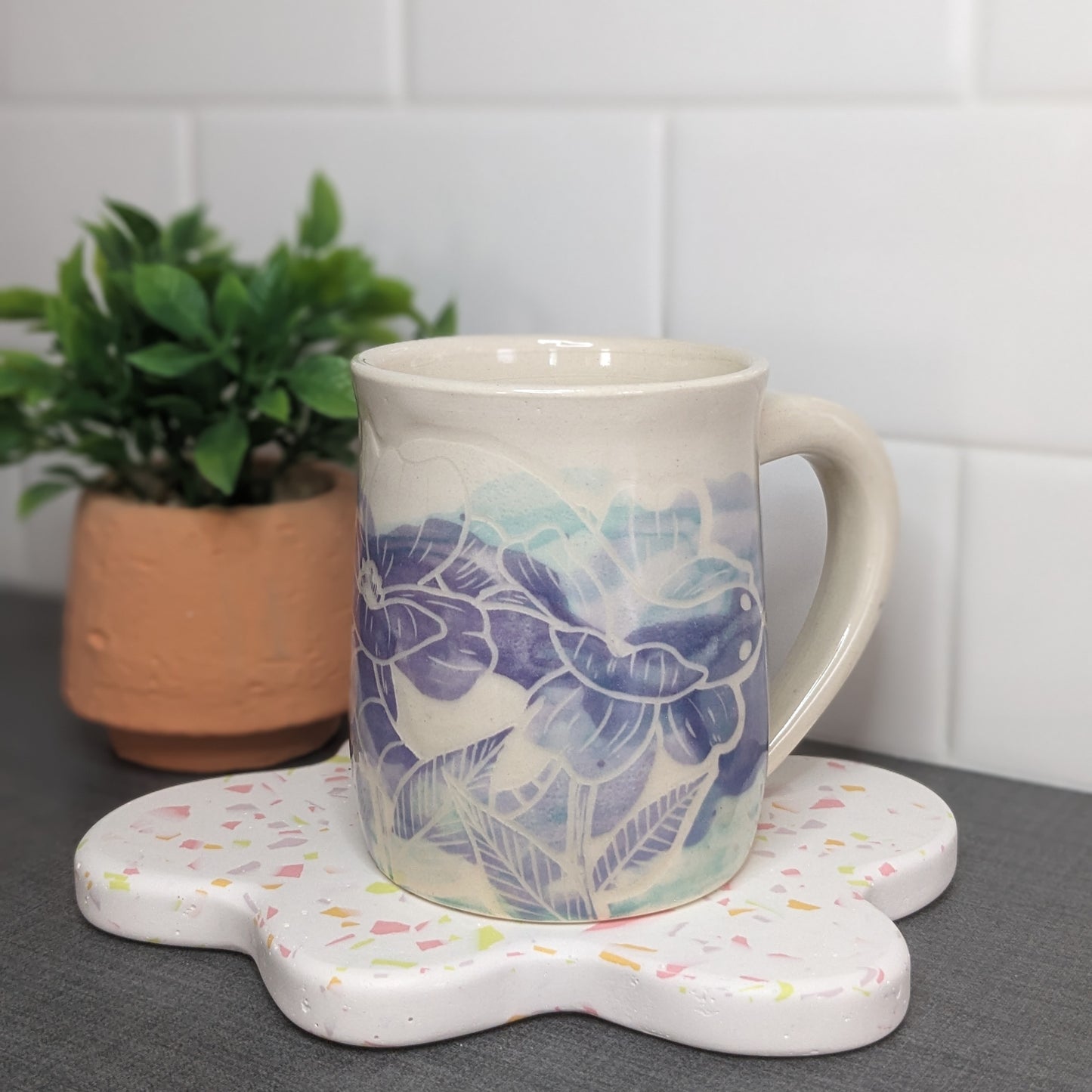 Snake and Wild Roses Mug